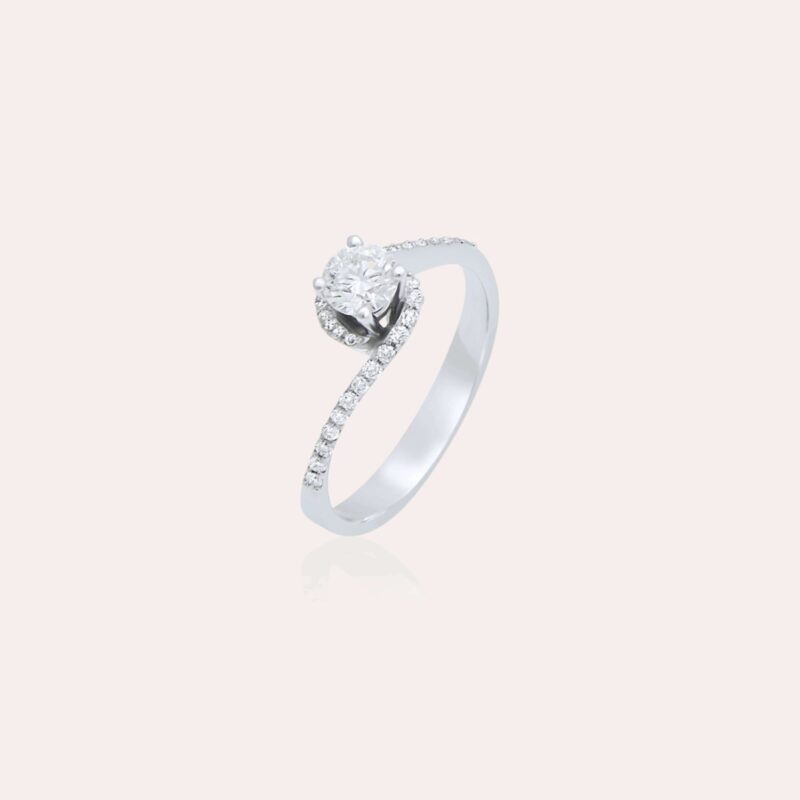 Solitaire Diamond Engagement Ring